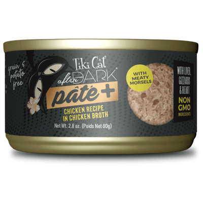 Tiki Cat After Dark Pâté+ de pollo – Alimento húmedo para gatos 80 g