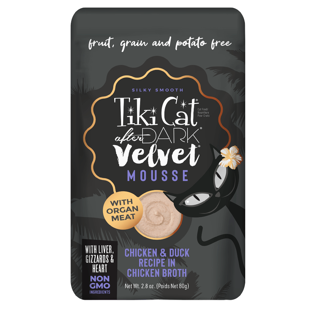 Pollo-Pato Caldo de Pollo Para Gato Tiki Cat 80 g