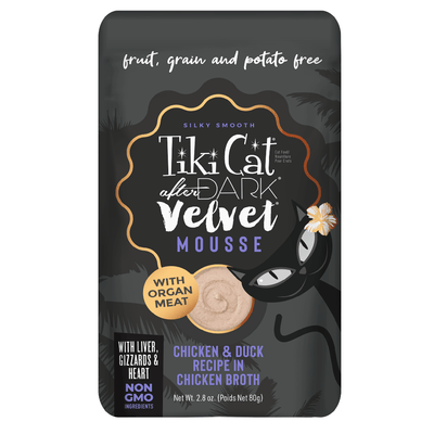 Pollo-Pato Caldo de Pollo Para Gato Tiki Cat 80 g
