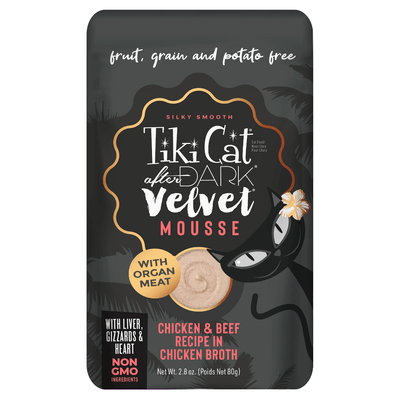 Pollo-Carne en Caldo de Pollo Para Gato Tiki Cat 80 g