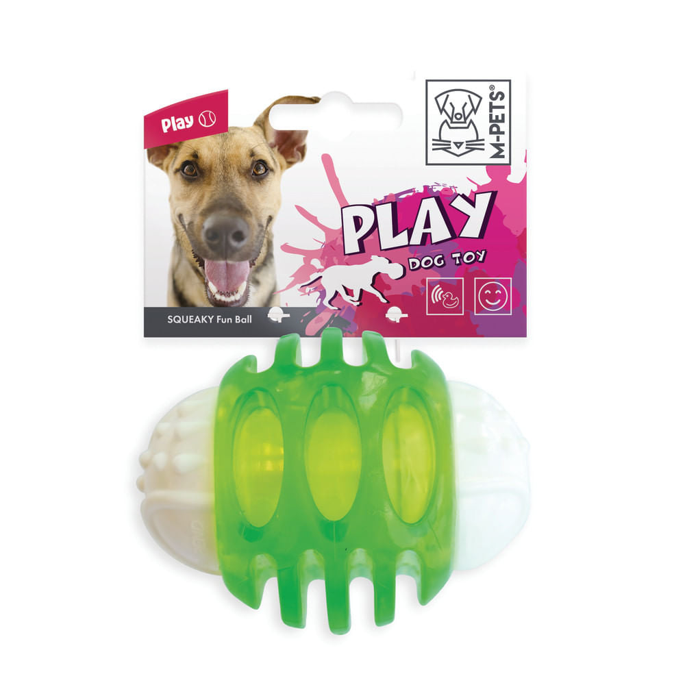 Bola M-Pets Chirriante Para Perro 6,7 cm