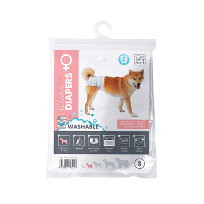 Pañal Lavable M-Pets Para Perra S