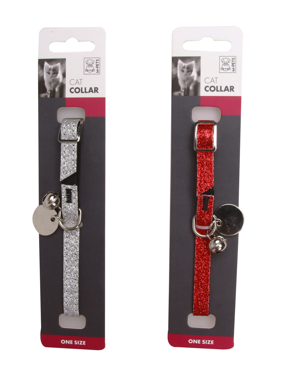 Collar Con Brillo Para Gato M-PETS Único