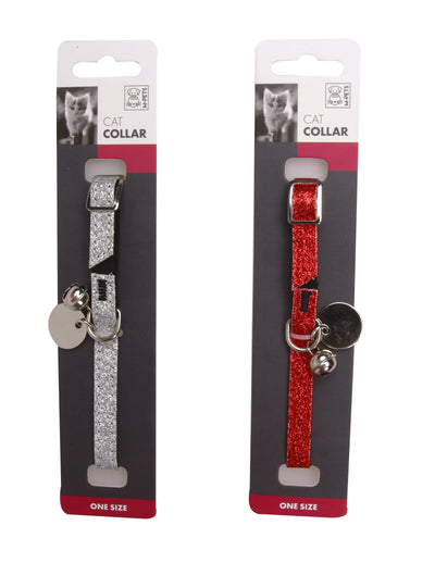 Collar Con Brillo Para Gato M-PETS Único