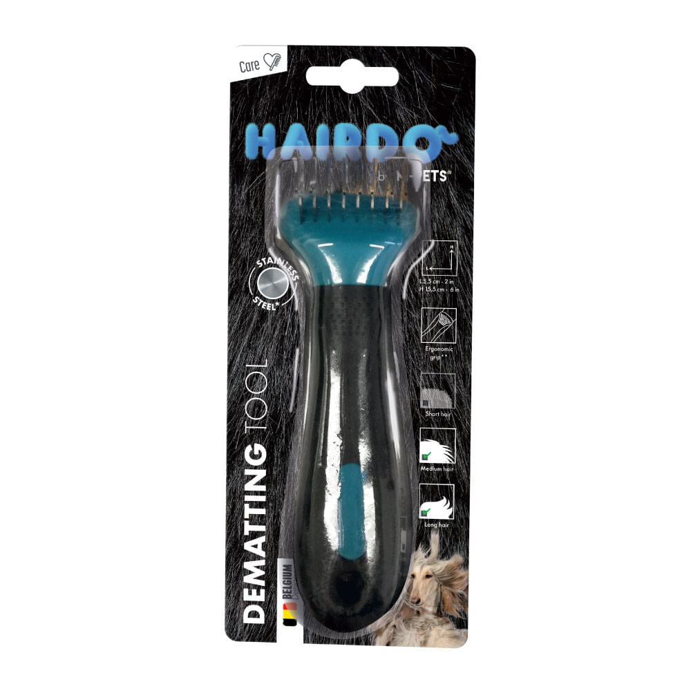 Herramienta M-Pets Hairdo para Perro para Eliminar Nudos 5,5 x 15,5 cm