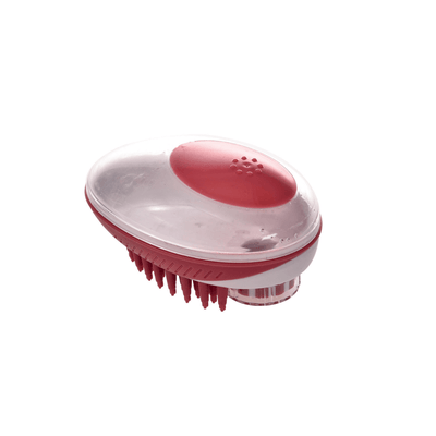Dispesador de Jabón/Cepillo Rojo M-PETS 11,5 X 7,5 cm