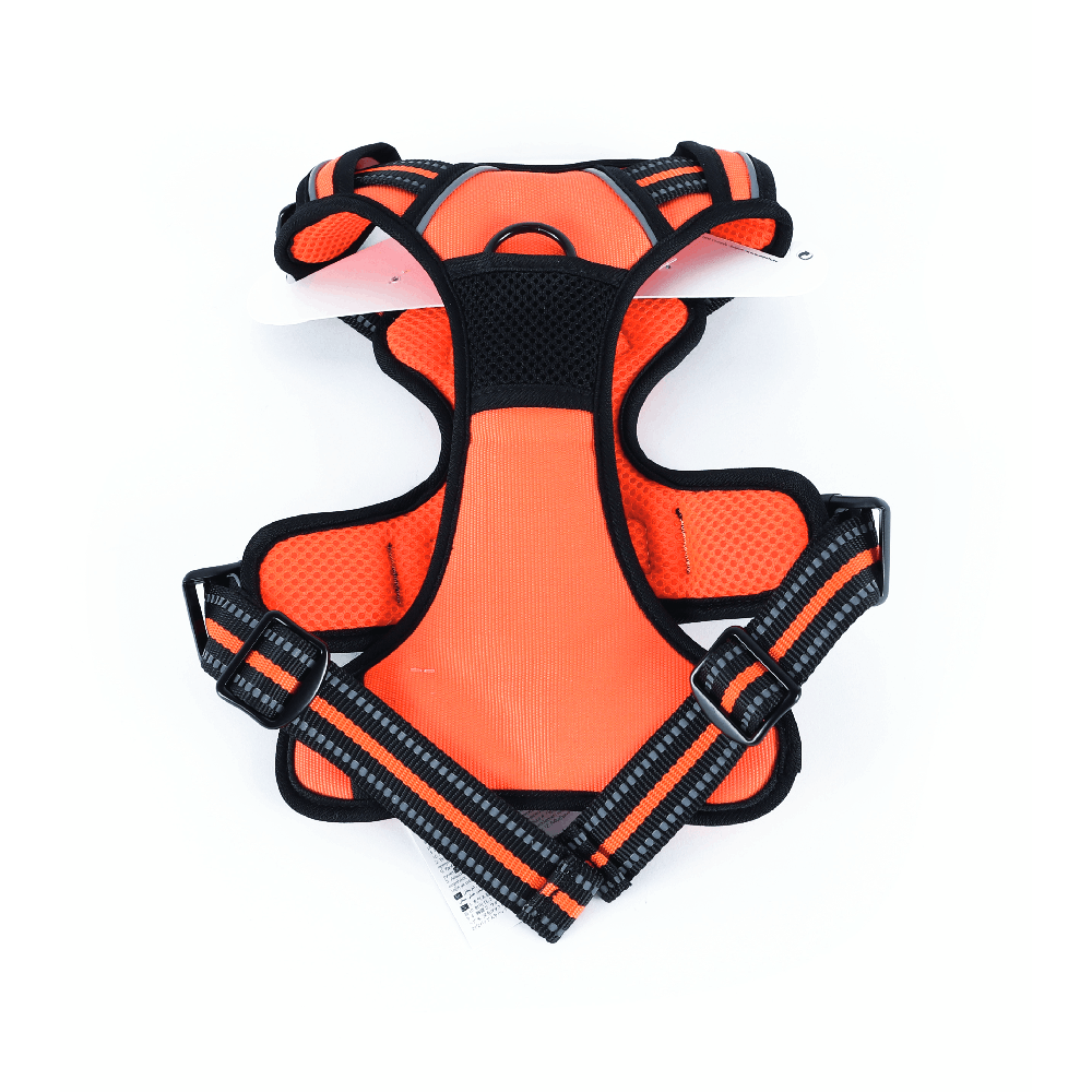 Arnés Para Perro Mesh Hiking Naranja M-PETS M