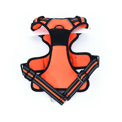 Arnés Para Perro Mesh Hiking Naranja M-PETS M