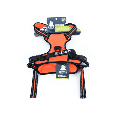 Arnés Para Perro Mesh Hiking Naranja M-PETS L