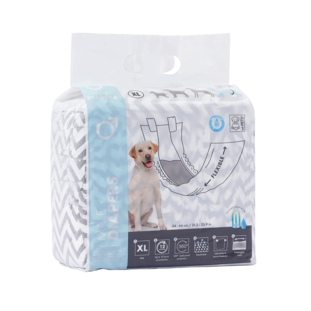Pañales Para Perro M-Pets XL