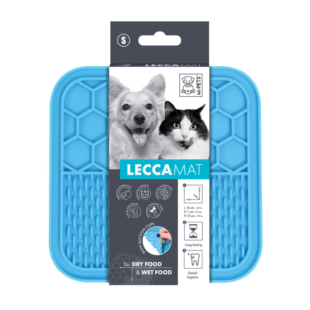 Tapete M-Pets Lecca Azul para Mascotas S