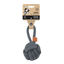 Juguete Para Perro Soga Pelota Coto Gris M-PETS 11 cm