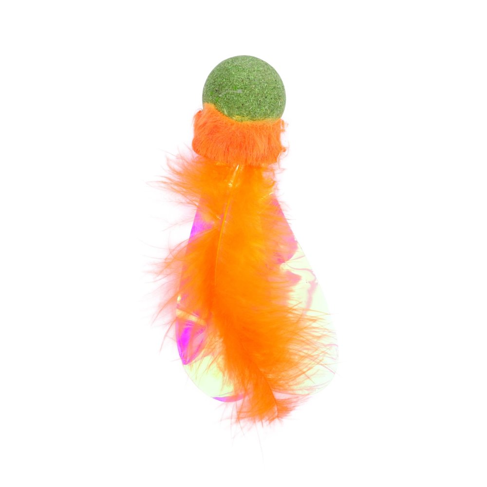 Juguete con catnip Charmy Luciérnaga Naranja para gato M-pets Único