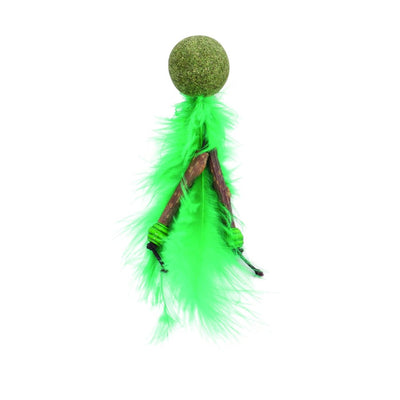 Juguete con catnip Charmy Bugbear Verde para gato M-pets Único