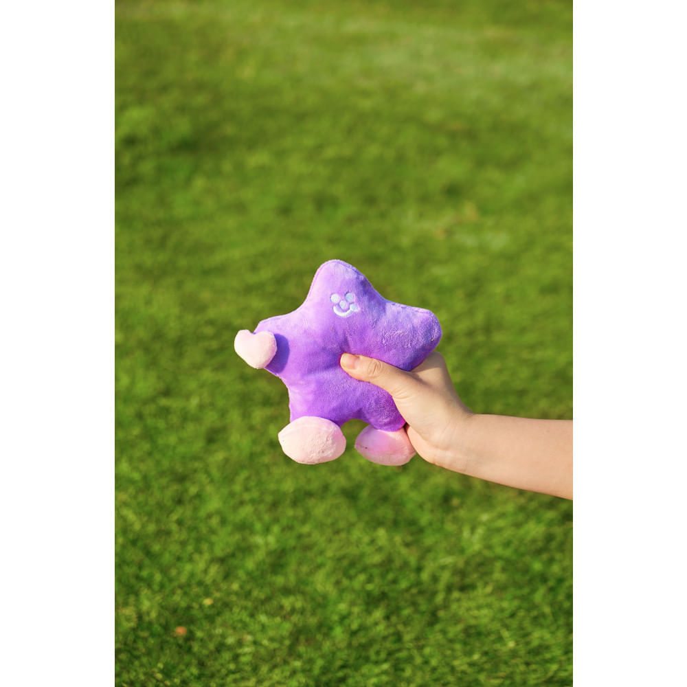 Juguete de peluche estrella púrpura para perro Luuks Up 19 × 21 × 7 cm