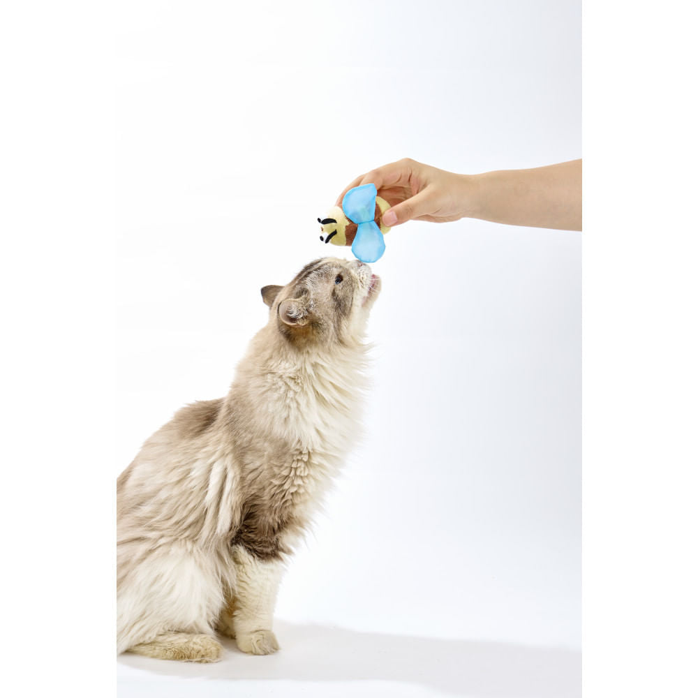 Juguete con catnip abeja para gato Luuks Up 7 × 9.5 × 1 cm