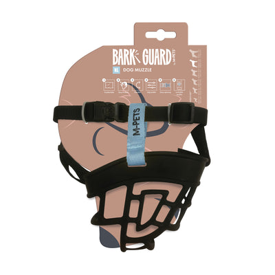 Bozal Para Perro Negro/Azul Bark M-PETS XL