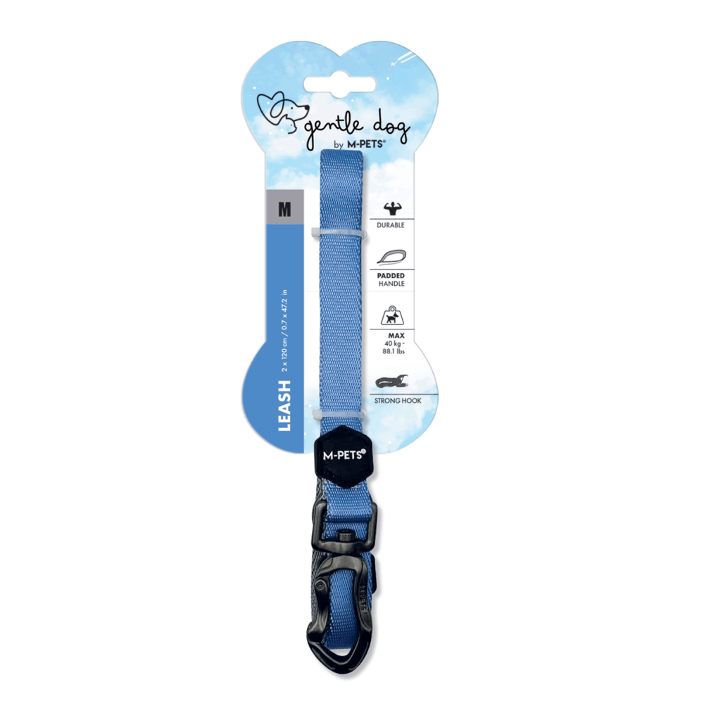 Correa Para Perro Gentle Azul M-PETS M
