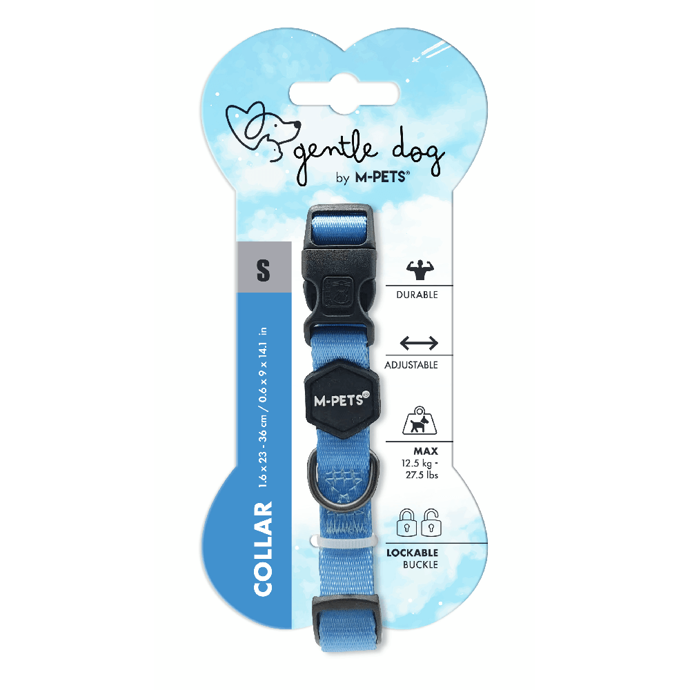 Collar Para Perro Gentle Azul M-PETS S