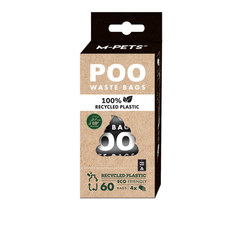 Bolsa M-Pets Plástica Reciclable Para Perro Roll x 4