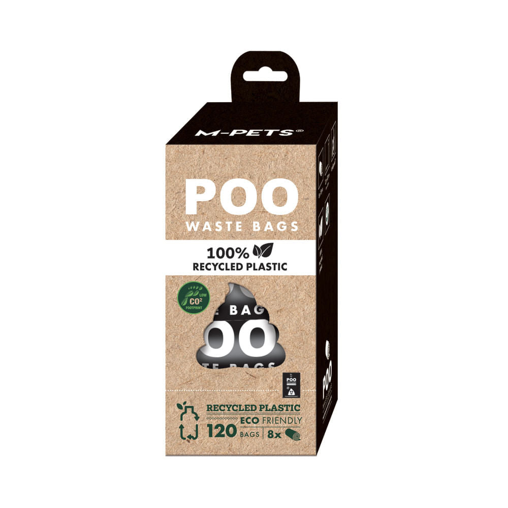 Bolsa M-Pets Plástica Reciclable Para Perro Roll x 8