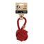 Juguete M-Pets Coto Ecobola Lazo Rojo Para Perro 11 cm