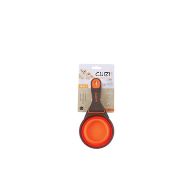 Cuchara M-Pets Plegable Cuizi Naranja Para Mascotas 237 ml