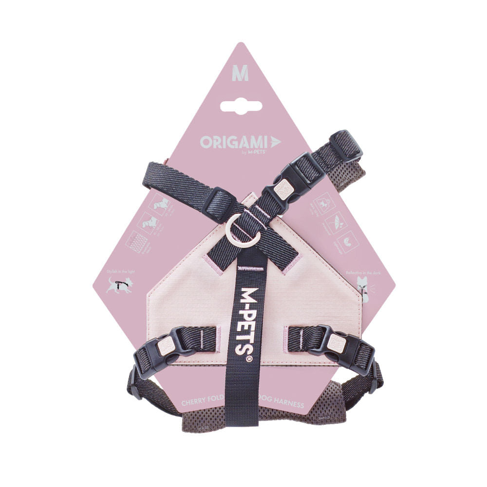 Arnés M-Pets Origami Cherry Fold para Perro M