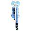 Set Correa y Collar M-Pets Gentle Dog Azul Celeste S