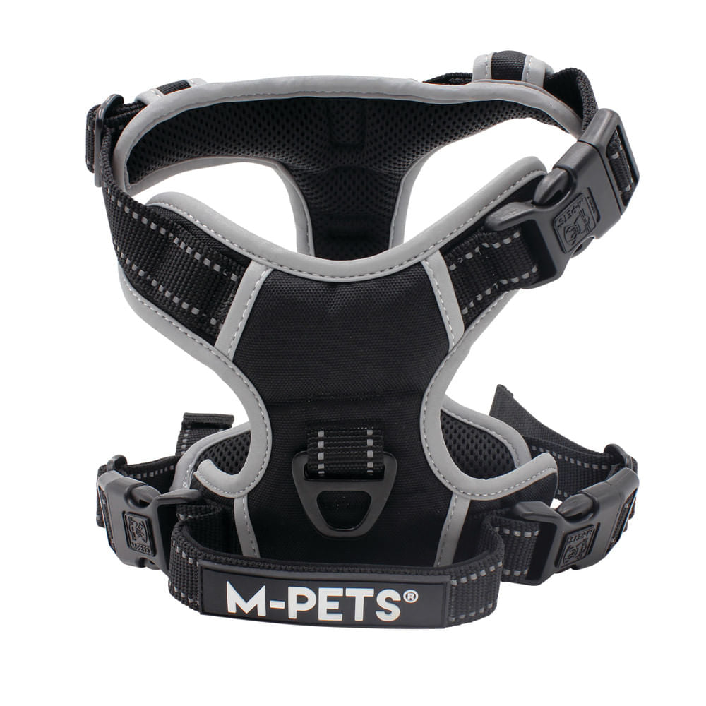 Arnés de Hiking M-Pets Negro Ónix Para Perro S