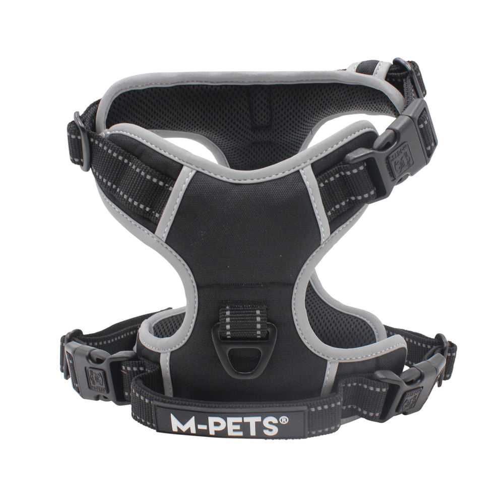 Arnés de Hiking M-Pets Negro Ónix Para Perro L