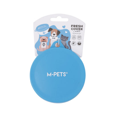 Tapadera M-Pets Fresh Cover para Latas de Comida Azul para Mascotas 9 x 9 x 1 cm