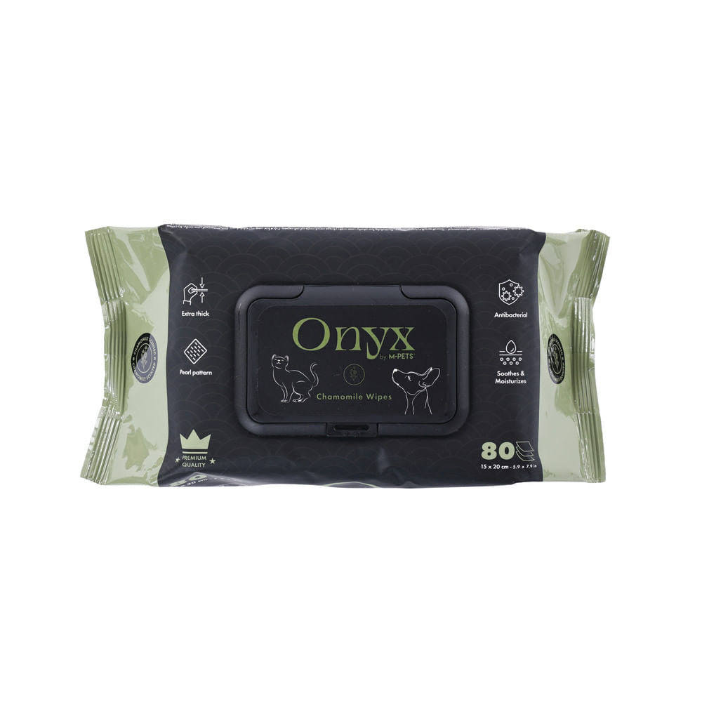Toallitas Manzanilla para mascotas M-pets Onix 80 u