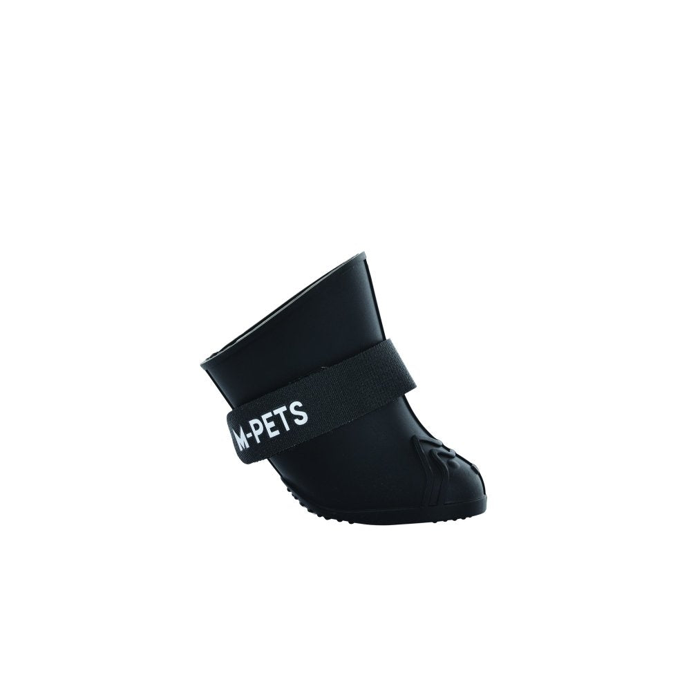 Zapatos de lluvia negros para perro M-pets L