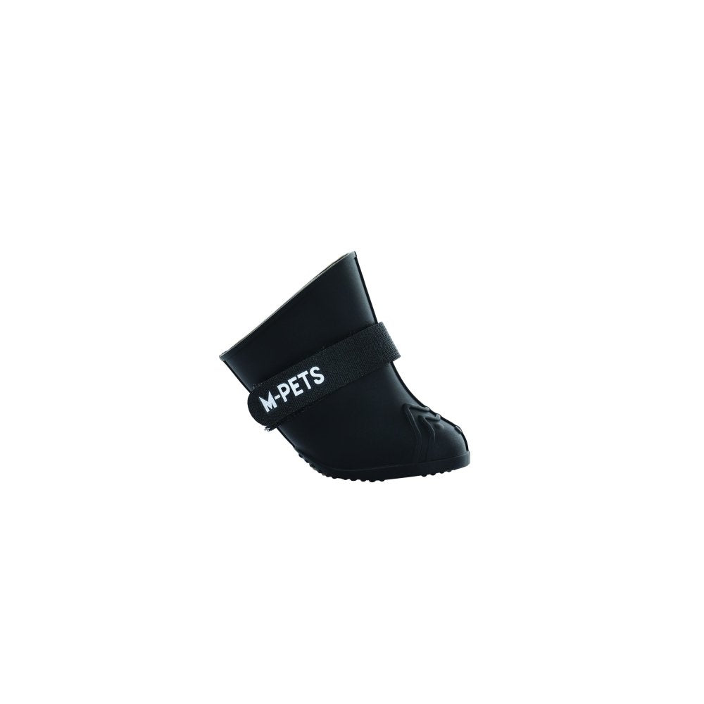 Zapatos de lluvia negros para perro M-pets S