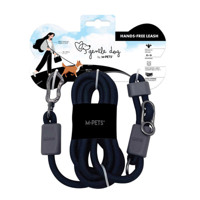 Correa M-Pets Manos Libres Gentle Dog Negro Ónix 1 x 1 x 120–230 cm
