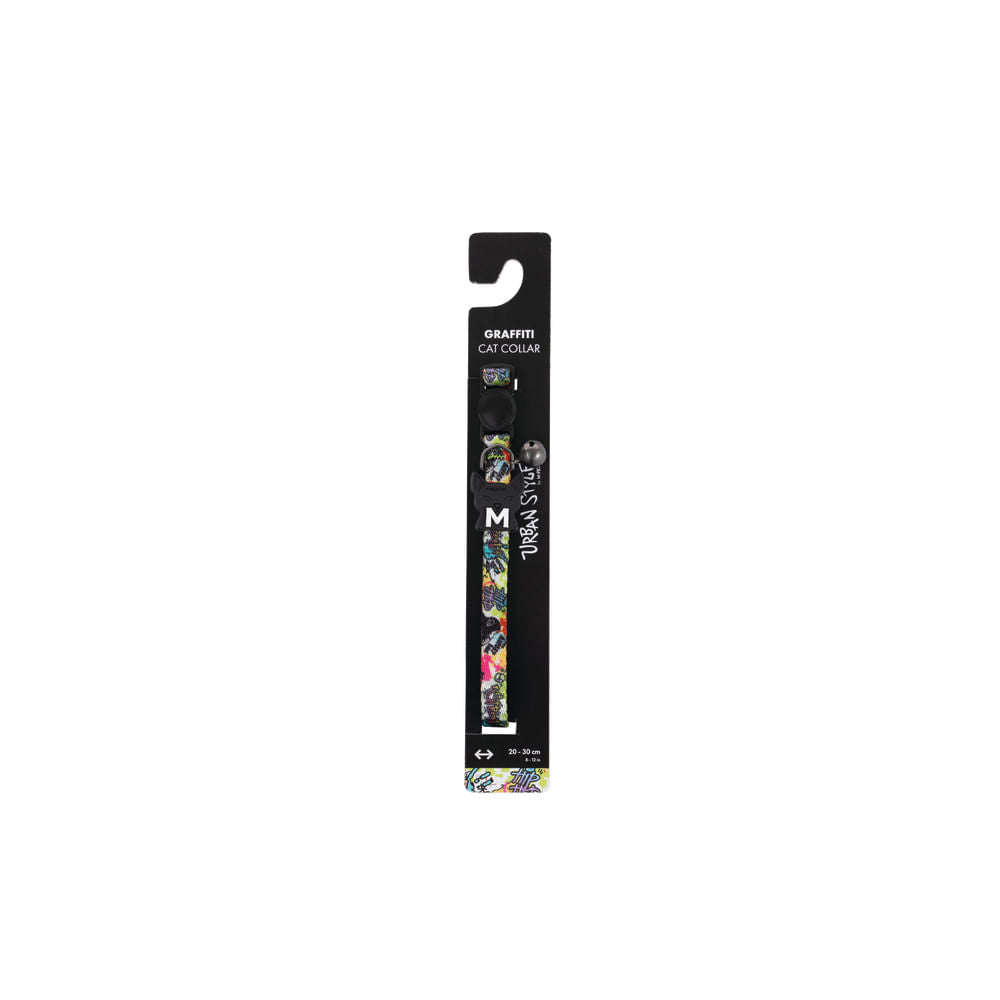 Collar Graffiti Gato M-pets Urban S