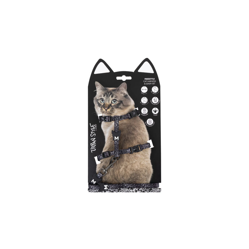 Arnés/Correa B&N Gato M-pets Urban S