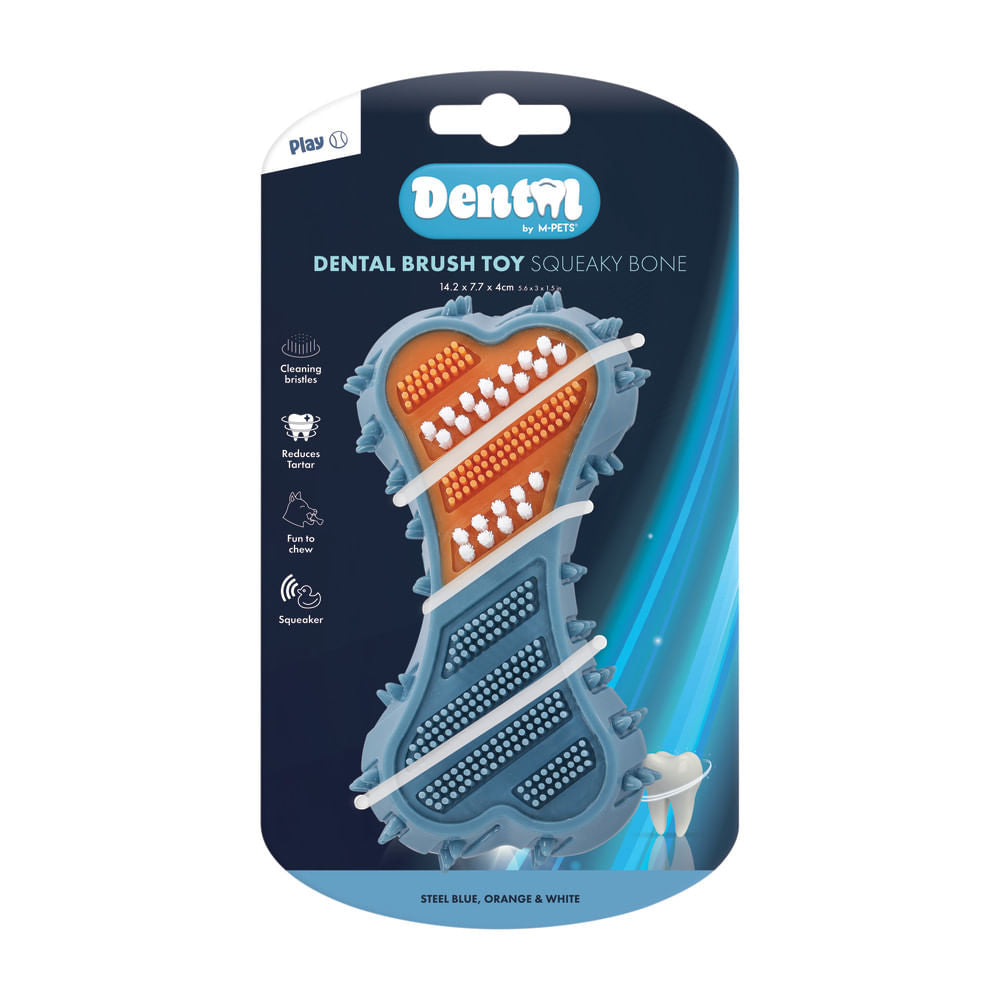 Dental Hueso Con Sonido Perro M-pets 14,2 × 7,7 × 4,0 cm