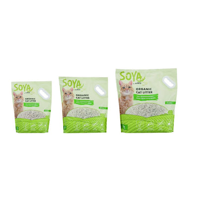 Arena de soya natural para gato M-pets 2,5 kg