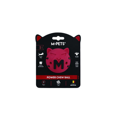 Pelota mordedora Power Chew Ruby para perro M-pets S