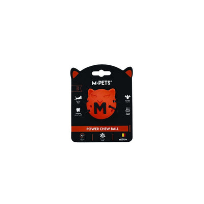 Pelota mordedora Power Chew Naranja para perro M-pets XS
