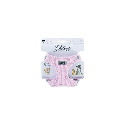 Arnés Velvet rosa para perro M-pets XXS