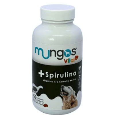 Suplemento nutricional con spirulina para perro Mungos 55 u