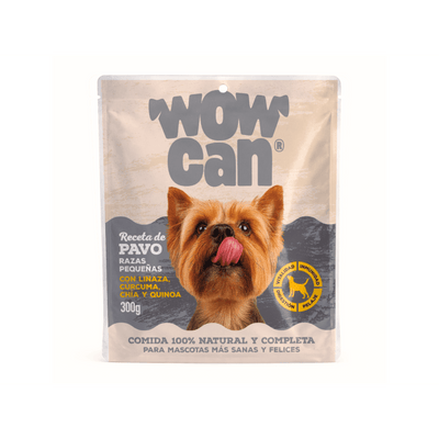 Alimento Húmedo Para Perro Wow Can Pavo Razas Pequeñas 300 g