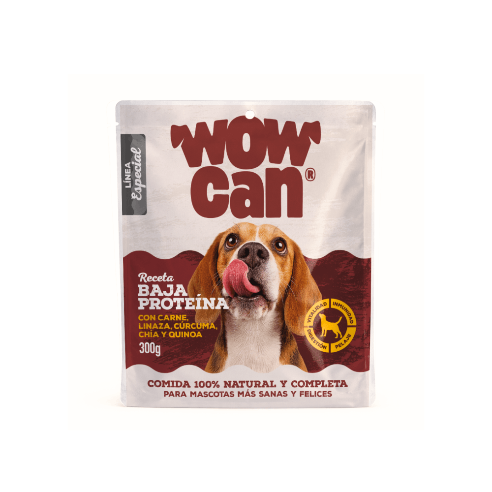 Alimento Húmedo Para Perro Wow Can Baja En Proteína 300 g