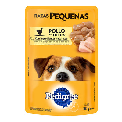 Alimento Húmedo Para Perro Pedigree Pouch Adulto Pollo Raza Pequeña 100 g