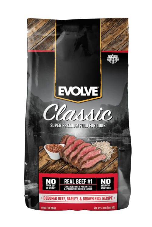 Alimento Seco Para Perro Evolve Classic Carne 4 lb