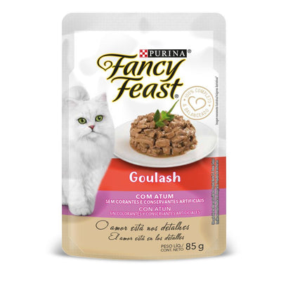 Alimento Húmedo Gato Fancy Feast Pouch Goulash Atún 85 g