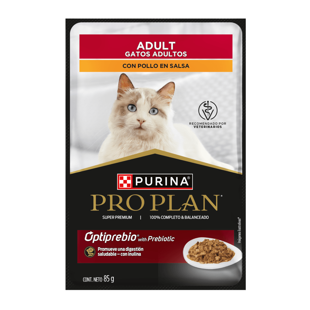 Alimento húmedo para gato adulto Pro Plan sabor pollo 85 g